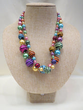 ADO | Zebra & Multi Color Pastel Beaded Necklace