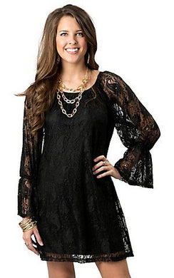 2 Tee Couture | Lace Dress Black - All Decd Out