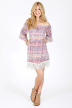 2  Tee Couture | Aztec Pattern Fringe Dress - All Decd Out