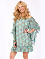 2 Tee Couture | Asymmetrical Dress Green - All Decd Out