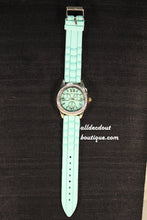 Blue/Blue Clear Rhinestones | Silicone Band - All Decd Out