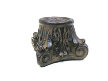 Pillar Candle Holder | 5" x 6" Ceramic Sandoval