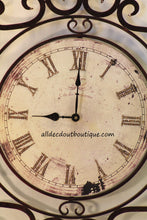 Wall Decor Clock | Embellished Topaz Crystals - All Decd Out