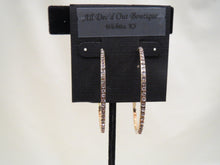 ADO | Diamond Hoop Earrings Gold - All Decd Out