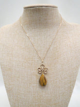 ADO Love Knot Tear Drop Stone Necklace | All Dec'd Out