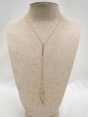 ADO | Gold Horn Necklace - All Decd Out