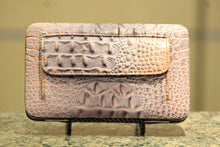 ADO | Crocodile Print Plum Clutch Wallet - All Decd Out