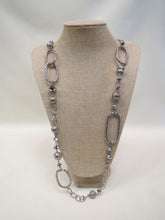 ADO | Chain & Bead Silver Necklace - All Decd Out