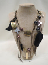ADO | Gold Charm Necklace with Feathers - All Decd Out