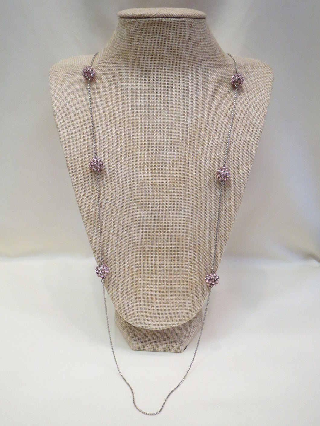 ADO Pink & Silver Fireball Necklace | All Dec'd Out