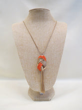 ADO Orange & Gold Knot Necklace | All Dec'd Out