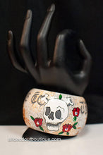 ADO | Hand-Painted Embellished Bangle Bracelet - All Decd Out