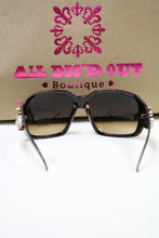 ADO | Customized Sunglasses Tortoise with Cross & Bling - All Decd Out