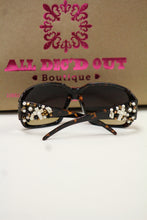 ADO | Customized Sunglasses Tortoise with Cross & Bling - All Decd Out