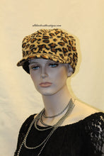 Newsboy Round Top Hat | Cheetah Print