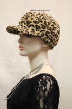 Newsboy Round Top Hat | Cheetah Print