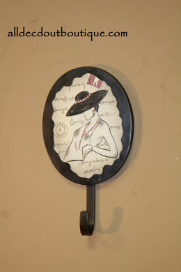 Wall Decor | Embellished Coat Hanger - All Decd Out