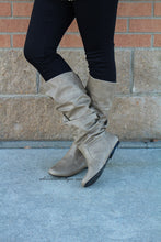 Qupid | Neo Mid-Calf Slouchy Boot Taupe