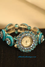 Blue/White Blue Rhinestones | One Size Band