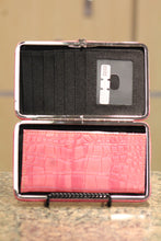 ADO | Zebra Bling Clutch Wallet Pink