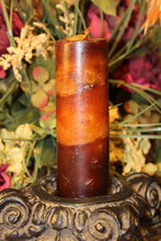 Pillar Candle | Brown Multi Color Candle Scented Candlewood - All Decd Out