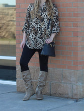 Qupid | Neo Mid-Calf Slouchy Boot Taupe