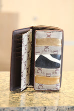 ADO | Cow Print Trifold Clutch Wallet - All Decd Out