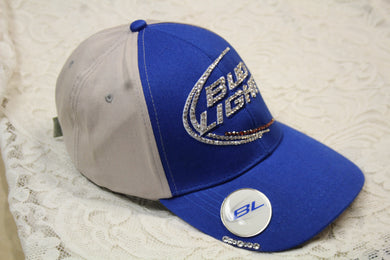 Bud Light | Embellished Blue/Grey Ball Cap