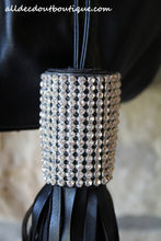 ADO | Drawstring Leatherette Purse with Bling Tassels - All Decd Out