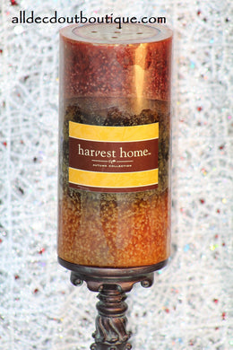 Pillar Candle Harvest Home Fall 2009 Cinnamon Spice Scented Candle