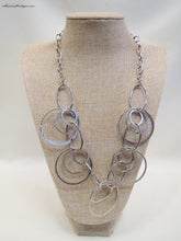 ADO | Silver Circle Layer Necklace - All Decd Out