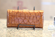 ADO | Genuine Leather Trifold Clutch Wallet Brown - All Decd Out