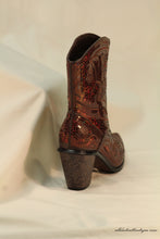 Helen's Heart | Full Embellished Sequin Bronze Boot