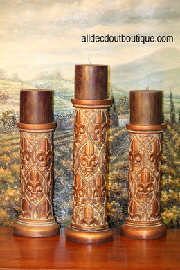 Pillar Candle Holder Luxury Ceramic