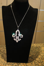 ADO | Embellished Fleur De Lis Pendant Black - All Decd Out