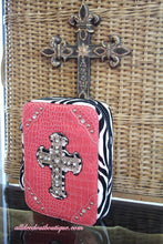 ADO | Pink and Zebra Print Embellished Bible Cover