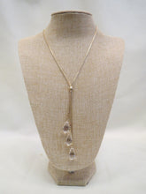 ADO | Tear Drop Crystal Necklace Gold - All Decd Out