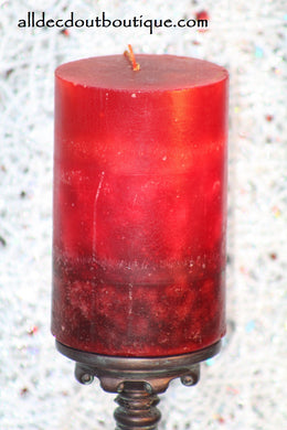 Pillar Candle | Wicks n' More Scented Mulberry Candle