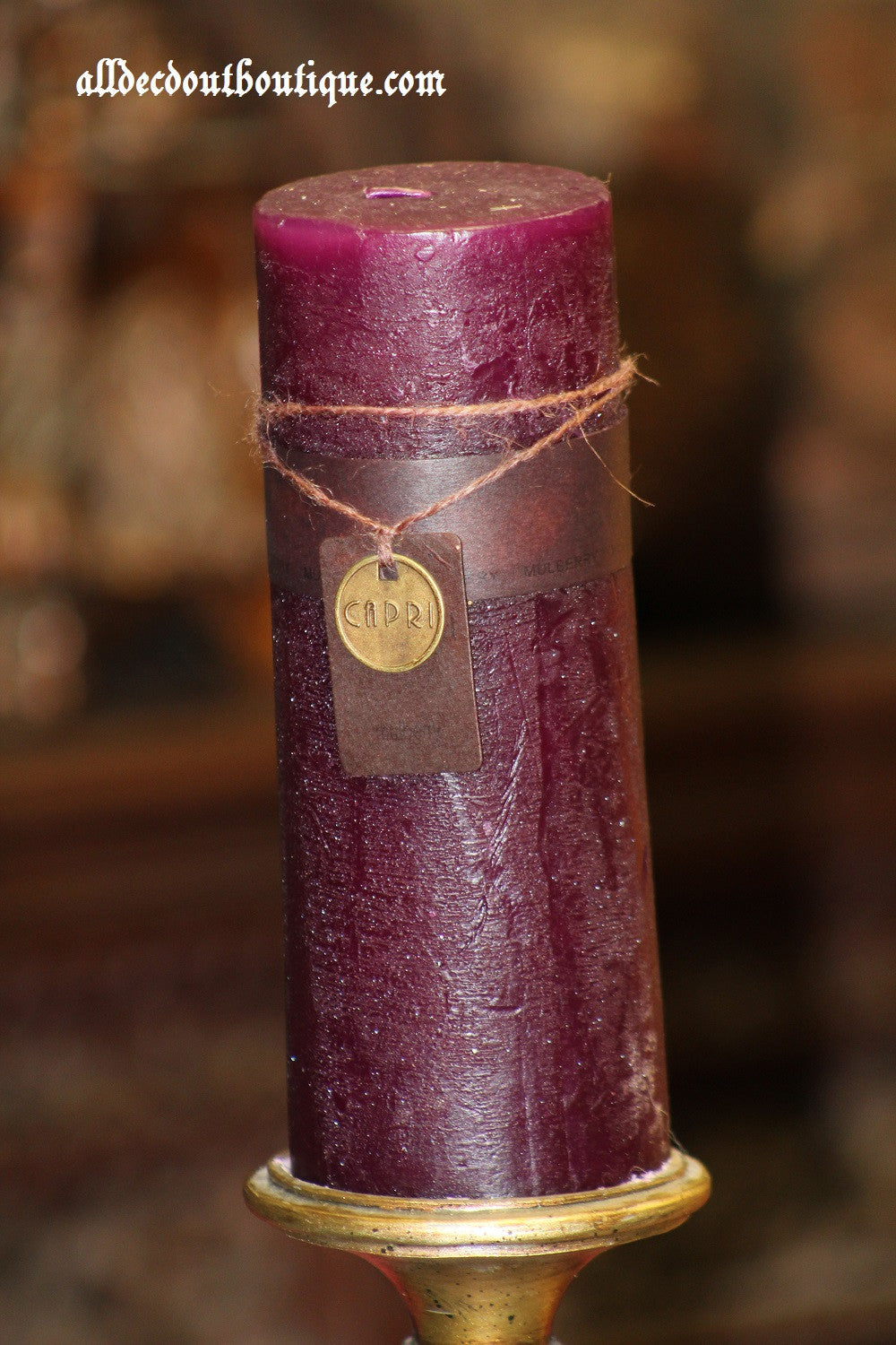 Pillar Candle Capri Mulberry 3x8