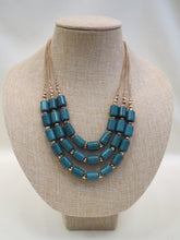 ADO | Green & Gold Necklace 3 Layers - All Decd Out