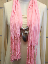ADO | Jewelry Wrap Scarf Light Pink Heart