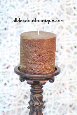 Pillar Candle Apple Cider