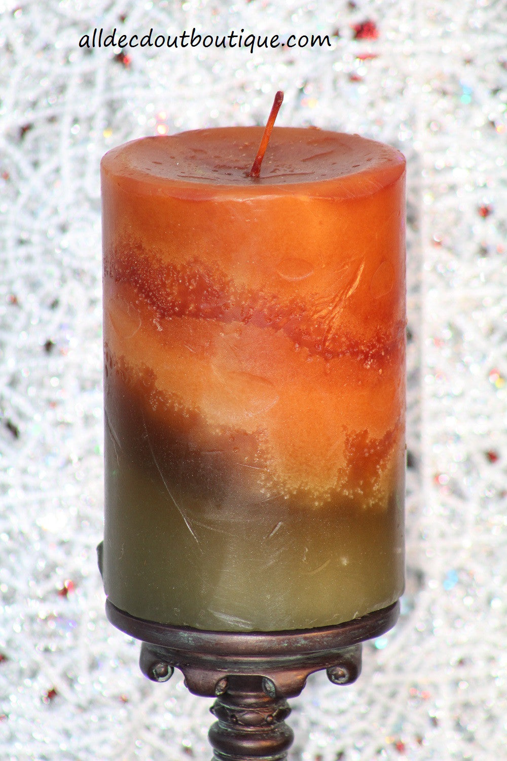Pillar Candle | 4 x 6 Multi Color - All Decd Out