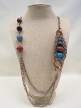 ADO | Wood, Leather Braid, 3 Layer & Turquoise Necklace - All Decd Out