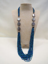 ADO Long Beaded Necklace with Silver Medallions | All Dec'd Out
