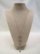 ADO Tassel & Pendant Necklace Silver | All Dec'd Out