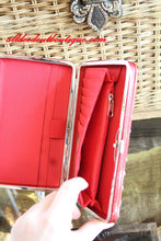 ADO | Bling Dark Red Clutch Wallet - All Decd Out