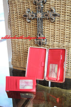 ADO | Bling Dark Red Clutch Wallet - All Decd Out
