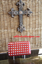 ADO | Bling Dark Red Clutch Wallet - All Decd Out