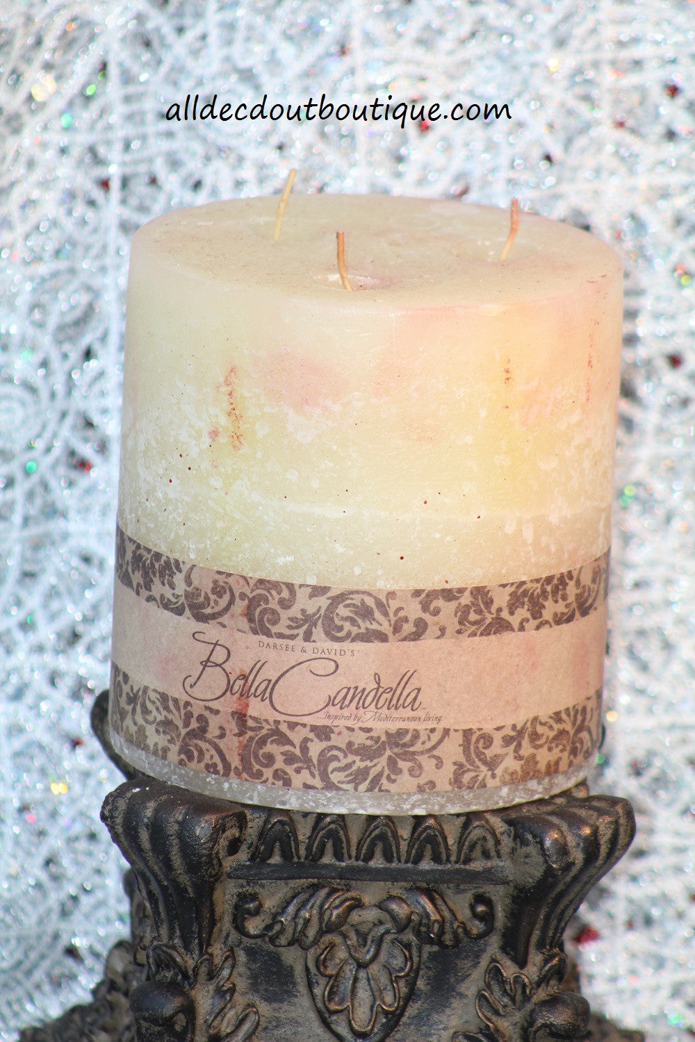 Pillar Candle | 6 x 6 Vanilla - All Decd Out